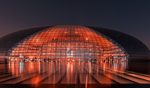 【北京】國家大劇院景觀照明建筑賞析