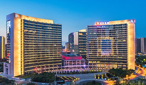 西安高新區管委會樓體亮化