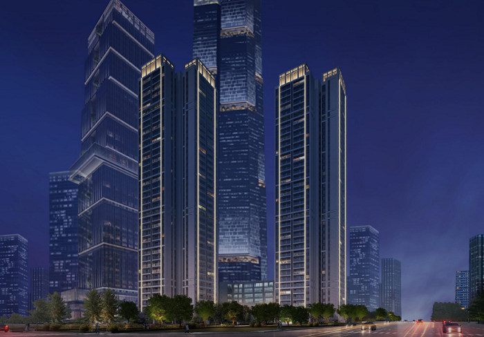 成都中海秦皇寺夜景照明設計